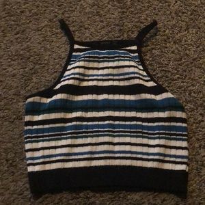 Striped Crop Top